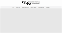 Desktop Screenshot of creativedisplayworks.com